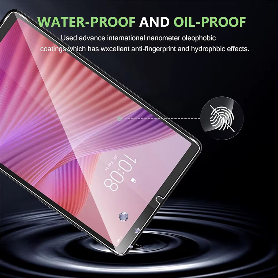 Lenovo Tab K9 2025 Tab One 8,7 Zoll Displayschutzfolie aus gehärtetem Glas, transparent, kratzfest - Bild 5