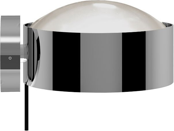 Top Light Puk! 160 Wall Avantgarde LED-Wandleuchte in Chrom und mattem Glas mit warmweißem Licht (2700K) - Bild 1