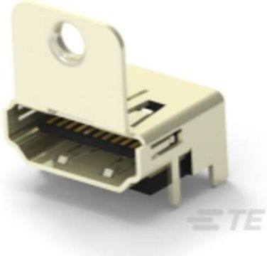 TE Connectivity Tray in Weiß für HDMI - Bild 1