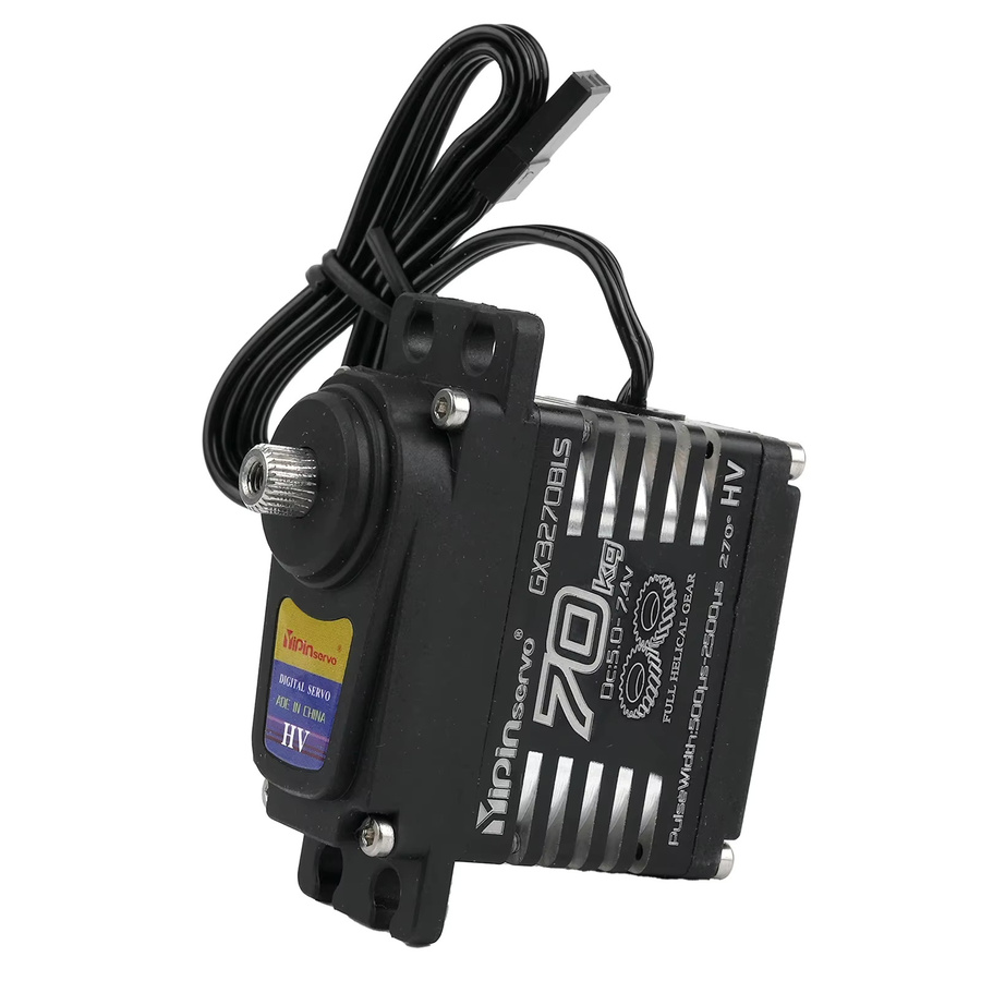 Stemedu Digital YP3270BLS RC Servo, Bürstenloser Motor, IP68, mit Stahl Getriebe, 25T Arm - Bild 3