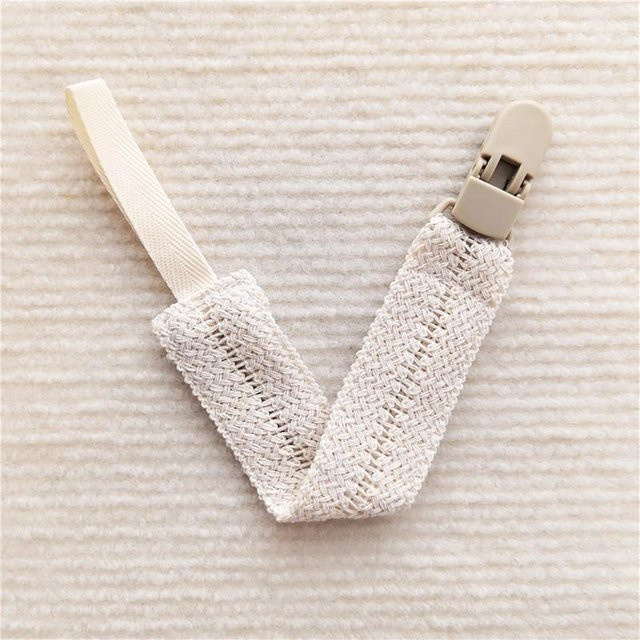 Schnullerclip Weiche Spitze, Elfenbein, Kinder - Bild 1