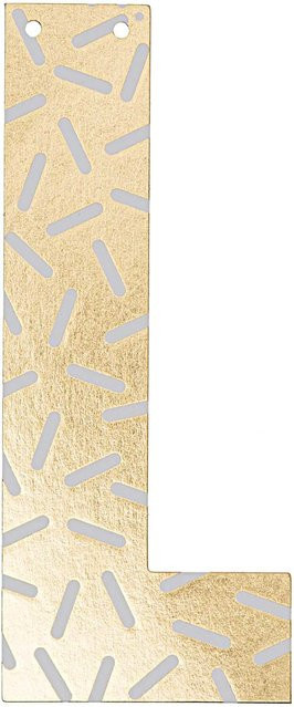 Rico Design Buchstabe für Girlande aus Papier, Höhe: 14 cm - Bild 1
