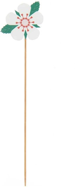 Rico Design Holz-Stecker Erdbeerblüte Höhe: 25 cm - Bild 1