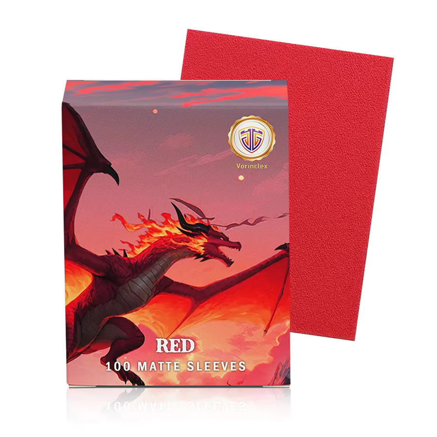 vorinclex Dragon Shield Matte Kartenhüllen, 100 Stück, Rot, Fantasy - Bild 2