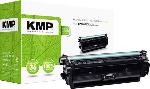 KMP Tonerpatrone Gelb kompatibel mit HP 508X und CF362X für Laserdrucker mit 9500 Seiten Reichweite - Bild 1