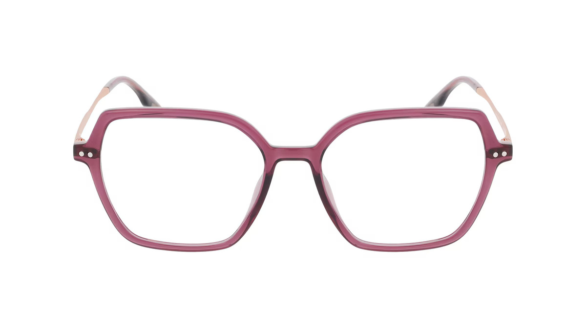 Tom Tailor 671016 Korrektionsbrille Damen, Vollrand, Butterfly, Acetat, rot transparent - Bild 1