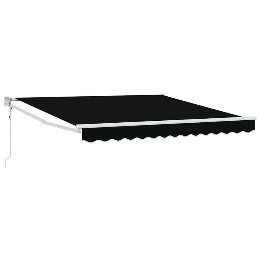 vidaXL Markise Schwarz aus Polyester mit Gelenkarm B/H/T: 300 x 165 x 250 cm - Bild 2