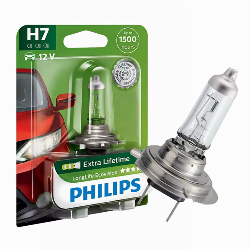 Philips H7 12V 55W LongLife EcoVision Halogen-Scheinwerferlampe in Transparent - Bild 2
