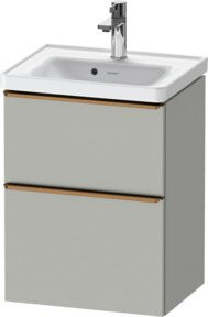 Duravit Waschtischunterschrank D-Neo grau matt, B/T/H: 48,4 x 37,2 x 62,5 cm - Bild 1