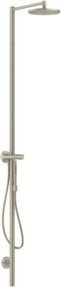 Hansgrohe Axor Starck Duschsäule mit Thermostat, Kopfbrause und Handbrause, gebürstetes Nickel - Bild 1