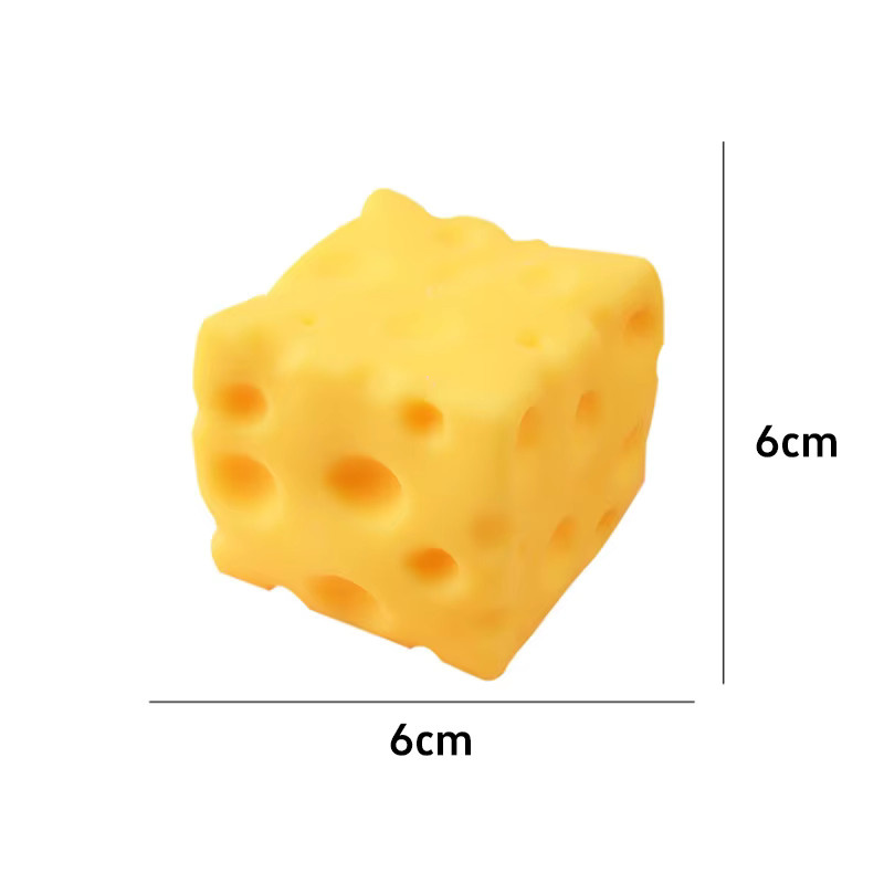 XMSJ Squishy-Käse-Quetschspielzeug, Dekompressions-Ornament - Bild 5