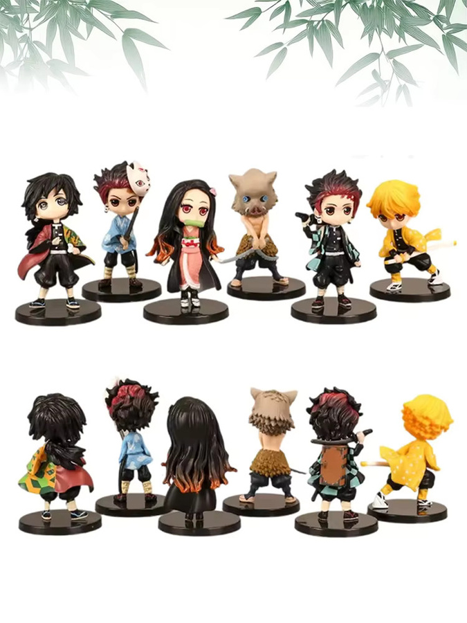 Bandai Dämonentöter Chibi Anime-Figuren Set, 6 Stück, Multicolor, Höhe: 7 cm - Bild 5