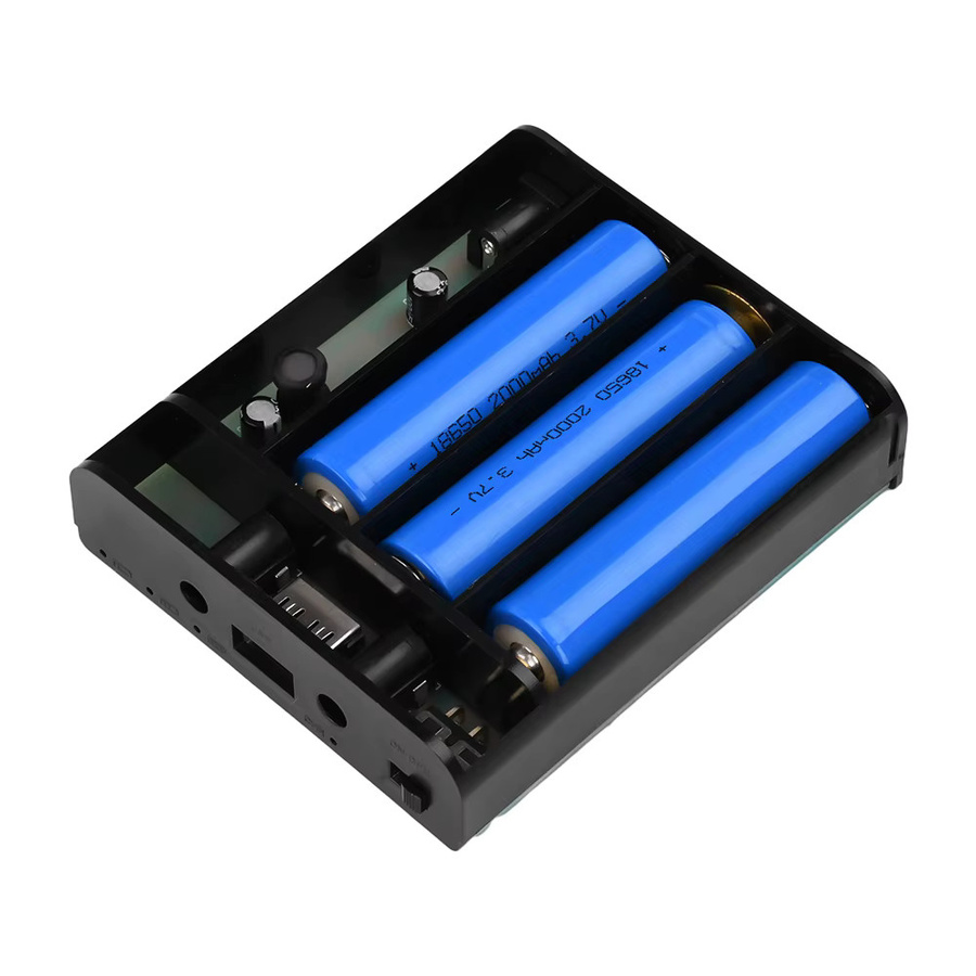 DIY Lithium-Batterie-Box als Mini-USV und 18650-Batteriehalter in Schwarz für Router und Powerbank-Backup - Bild 6