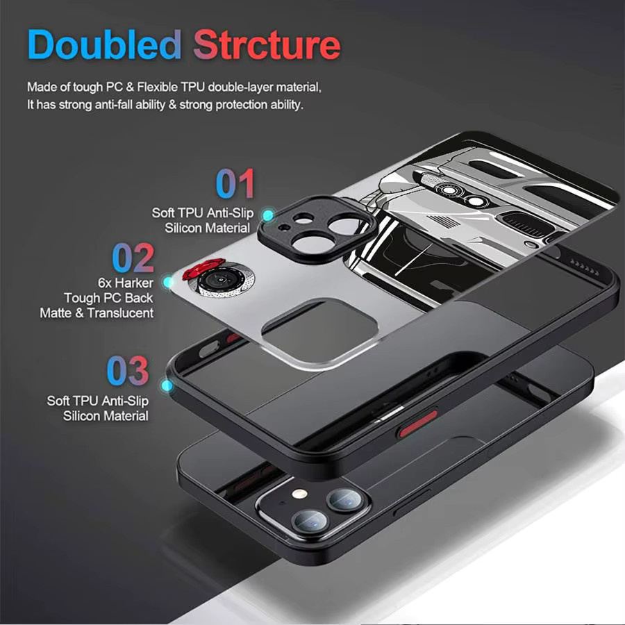 Sportwagen-Hülle Soft Cover für Apple iPhone 11 12 13 14 15 16 17 Pro Max Plus XS Max 7 8 Mini - Bild 2