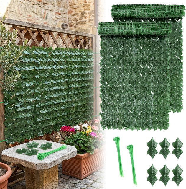 Hypmark Künstliche Hecke als Sichtschutz und Wandpaneel, Grün, B: 3 m, H: 1 m - Bild 1