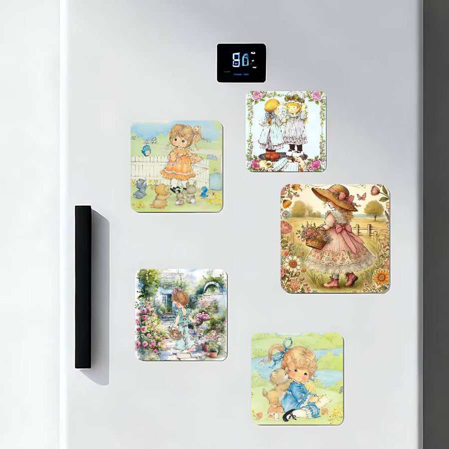 Sarah Kay Kühlschrankmagnet für Kinder mit floralem Shabby Chic Design in Multicolour - Bild 4
