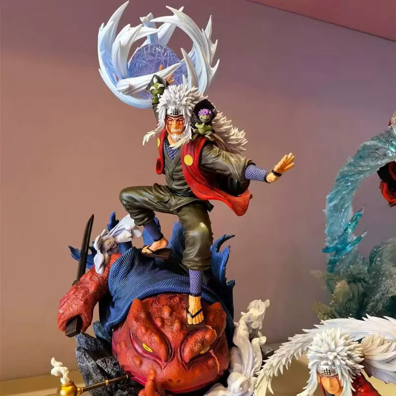 Bandai Naruto Anime Figur Jiraiya Premium Version PVC Modell Statue, Höhe: 39 cm - Bild 4