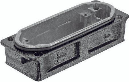HARTING Anbaugehäuse 09 40 516 0311 09405160311 aus Aluminium in Grau - Bild 1