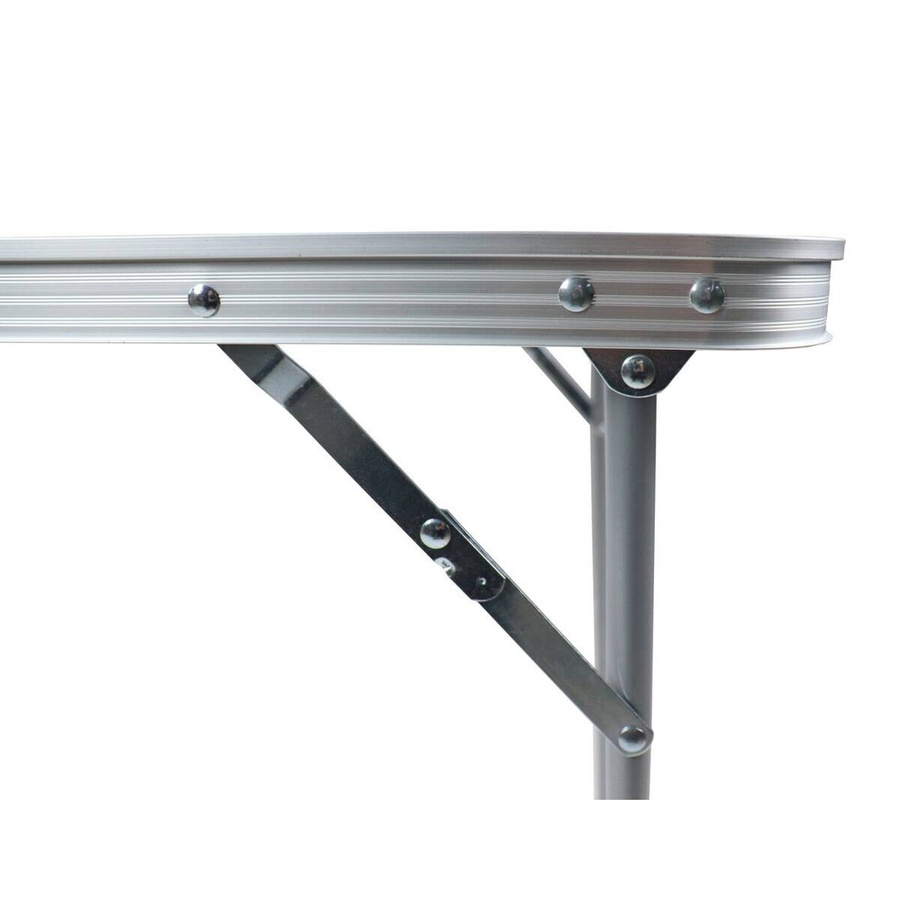 VCM Campingtisch Galdas in Weiß aus Metall und MDF, B/H/T: 80 x 70 x 53 cm - Bild 2