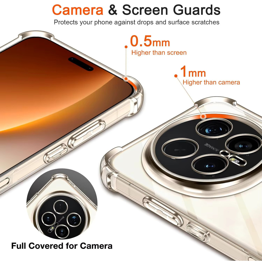 Transparente TPU-Schutzhülle für Honor Magic8 Pro, Magic 8 Lite und X9d mit stoßfestem Bumper - Bild 5