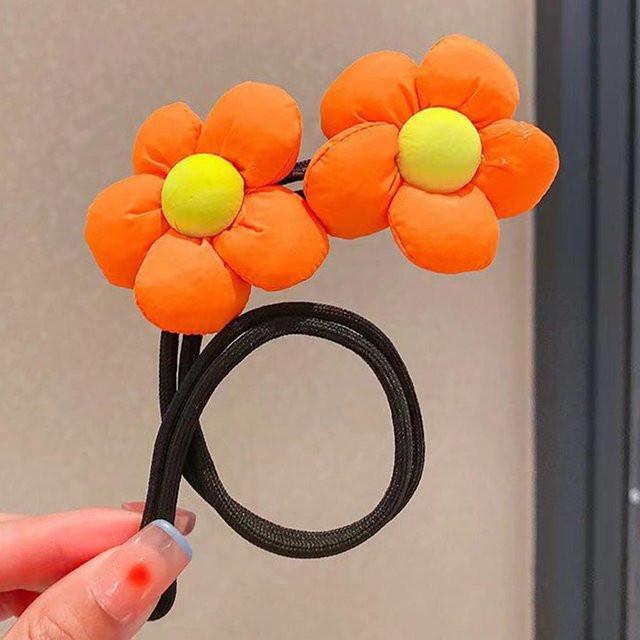 The Red Sun Haarband, Blumen, orange, Damen, Mädchen - Bild 1