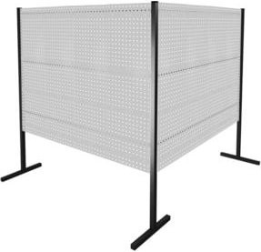 Kappes Trennwand RasterPlan Doppelfeld 90 Grad Farbe Grau Höhe: 150 cm 8 LP - Bild 1