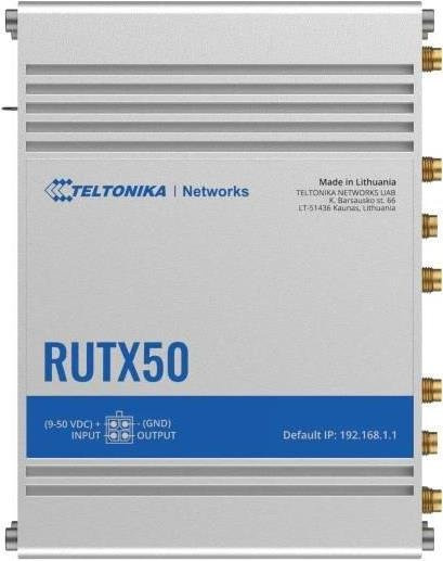 Teltonika RUTX50 Industrial 5G Cellular Router in Grau (UK Version) - Bild 1