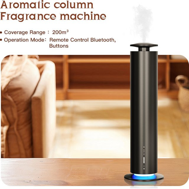 NAMSTE Smart Ätherisches Öl Diffusor für Büro und Zuhause, Elektrische Aromatherapie Maschine, Schwarz - Bild 1
