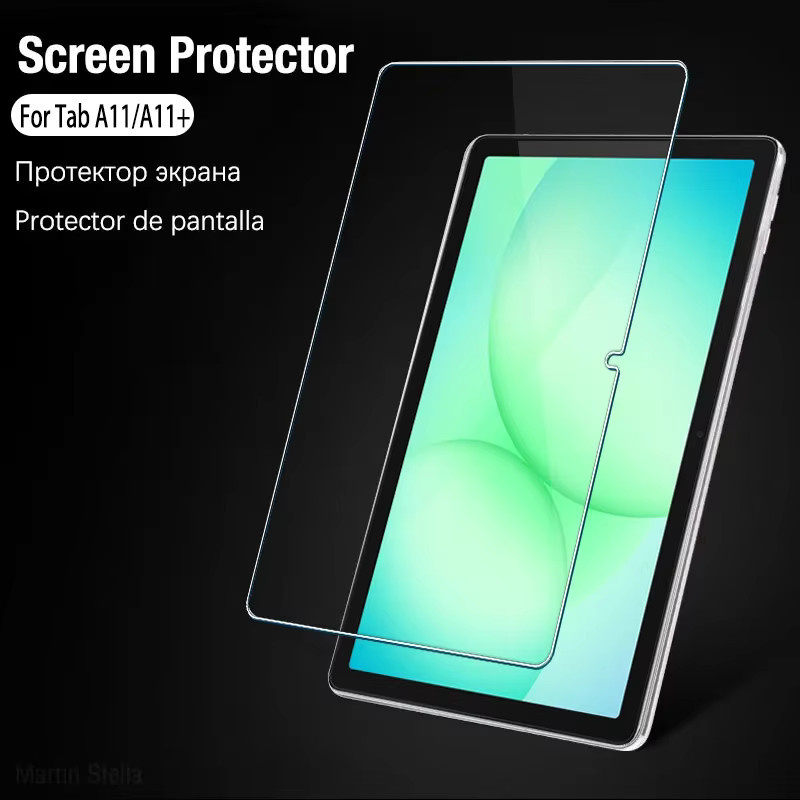 2 Stück Samsung Galaxy Tab A11 Plus A9+ S11 S10 Lite FE Schutzfolie aus gehärtetem Glas, ultraklare HD-Displayschutzfolie, transparent - Bild 3