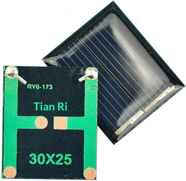 ESHYLALA Tragbares Mikro-Solarpanel DIY-Ladegerät aus Polysilizium für die Outdoor-Batterieladung (1V/5V) - Bild 1