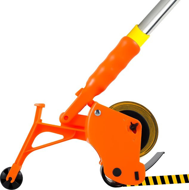 Manueller Bodenband-Applikator und Maler-Abdeckband-Applikator in Orange aus Kunststoff - Bild 1