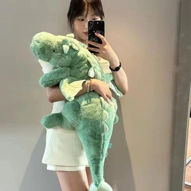 Dinosaurier Plüschtier, Drachenpuppe, 85cm - Bild 1