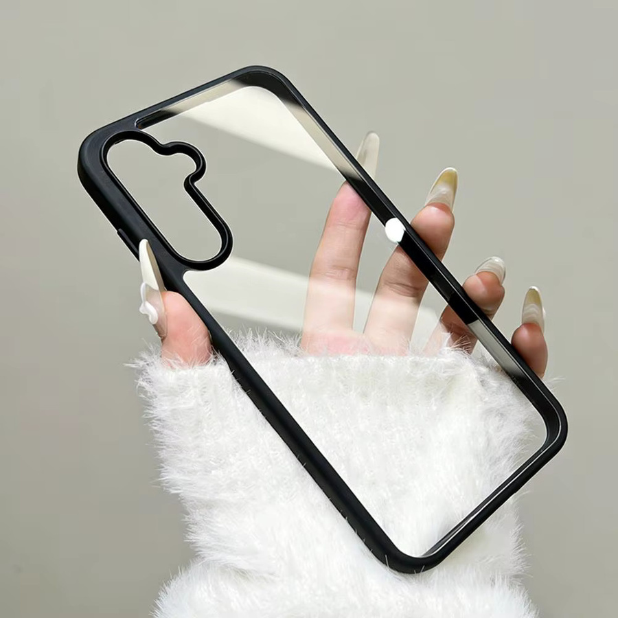 Weiche Silikon-Handyhülle für Samsung Galaxy A-Serie in Schwarz - Bild 2
