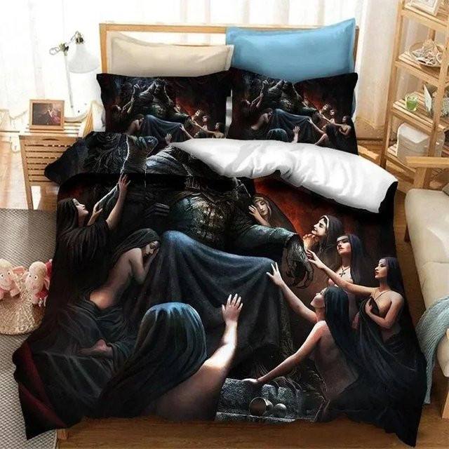 Bettwäscheset Powerwolf Band mit 3D-Druck von JMG Household Supplies, Multicolor, B/H: 135 x 200 cm - Bild 1