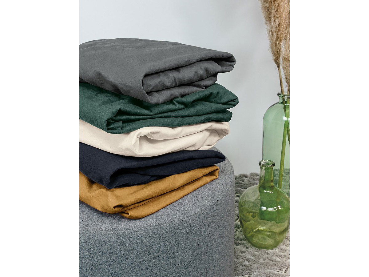 Vesuv 0012 Jersey Bettwäsche aus Baumwolle in Braun und Multicolour, allergikerfreundlich und pflegeleicht - Bild 1