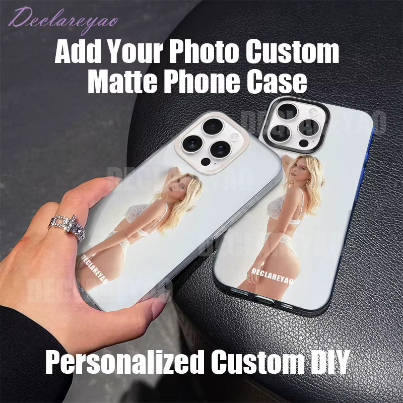Transparente TPU Schutzhülle für Apple iPhone mit DIY-Anpassungsmöglichkeit, Mattes Design - Bild 2