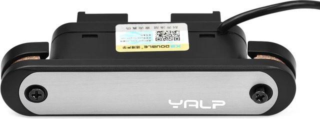 YALP Y1 Kabelloses Akustikgitarren-Tonabnehmersystem mit Bluetooth und E-Bass-Vorverstärker in Grau - Bild 1