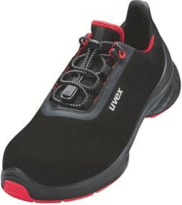 Uvex Halbschuhe S2 in Schwarz Rot Größe 47 Weite 10 - Bild 1