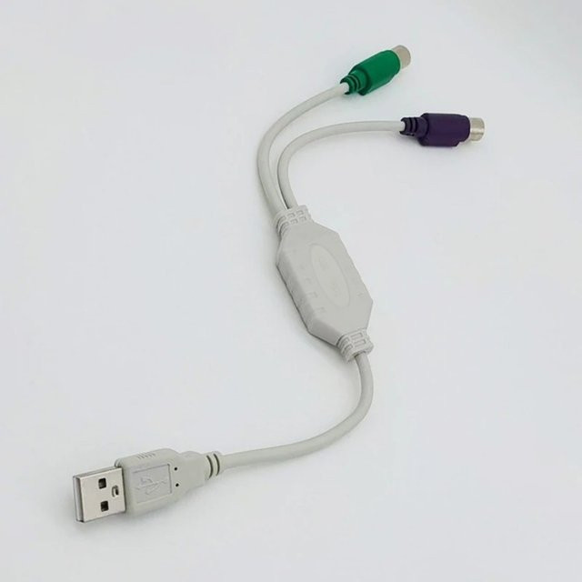 WALKESEN USB auf PS/2 Konverter Adapter für Tastatur und Maus - Bild 1