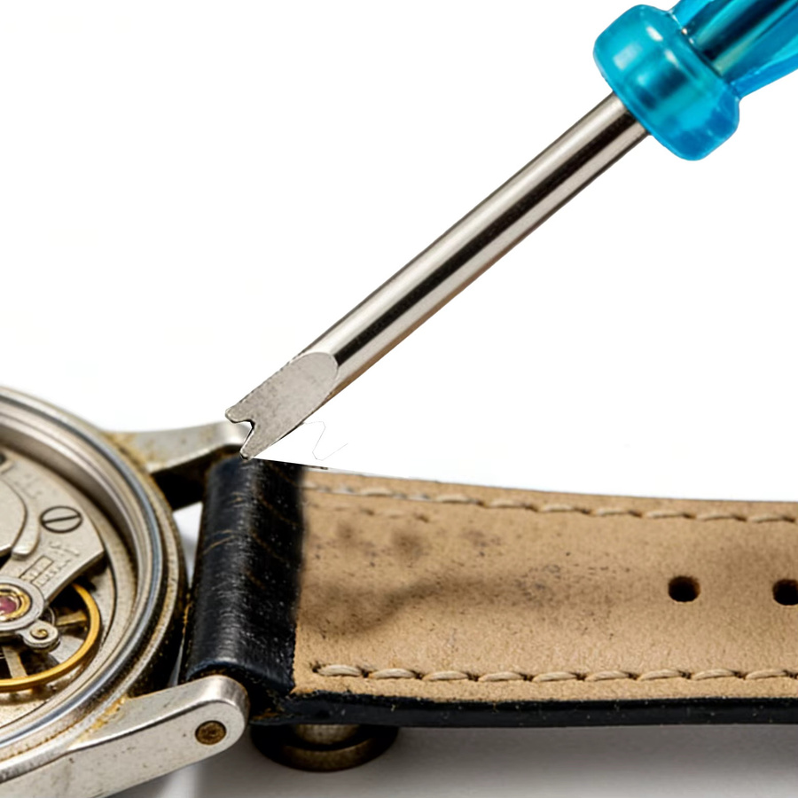 VNWCT Uhrenarmband-Reparaturwerkzeug, Edelstahl, Blau - Bild 1