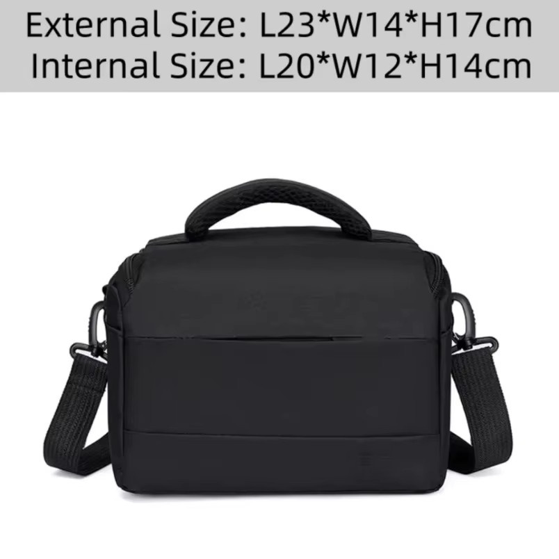 Wasserdichte XIKCU Kamera Tasche für DSLR als Schultertasche in Schwarz - Bild 3
