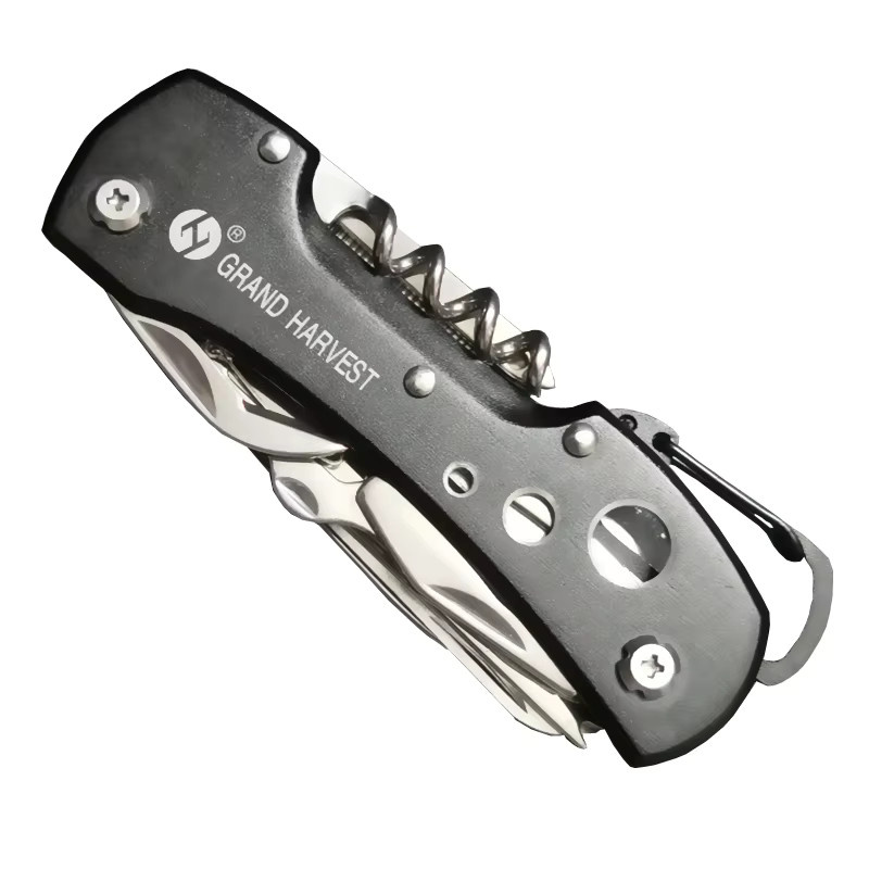 LISM 11 in 1 Multifunktions-Klappmesser in Schwarz für Outdoor, Camping und EDC - Bild 5