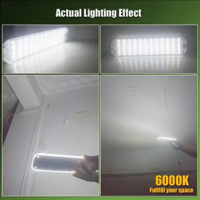 ADVENTURE KAILIN LED Innenbeleuchtung mit Schalter, 72 SMD LEDs, Weiß, 12V-80V für Auto, Camper, Wohnmobil und Boot - Bild 3
