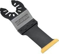 DeWalt Multi-Tool Sägeblatt Titanium DT20707 für Metall, Breite: 43 mm, Höhe: 30 mm - Bild 1