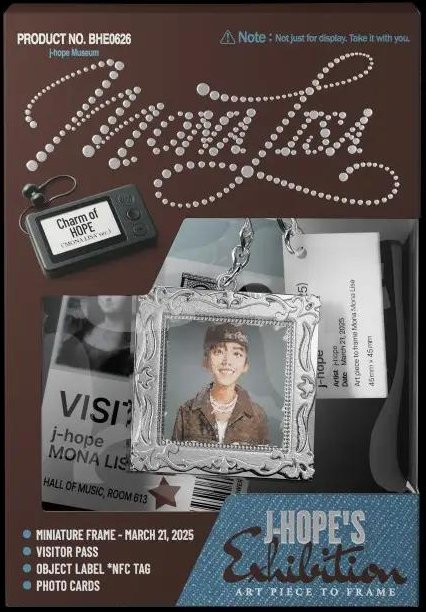 J-HOPE - CHARM OF HOPE MONA LISA Musikalbum von BTS in Multicolour mit NFC-Funktion - Bild 1