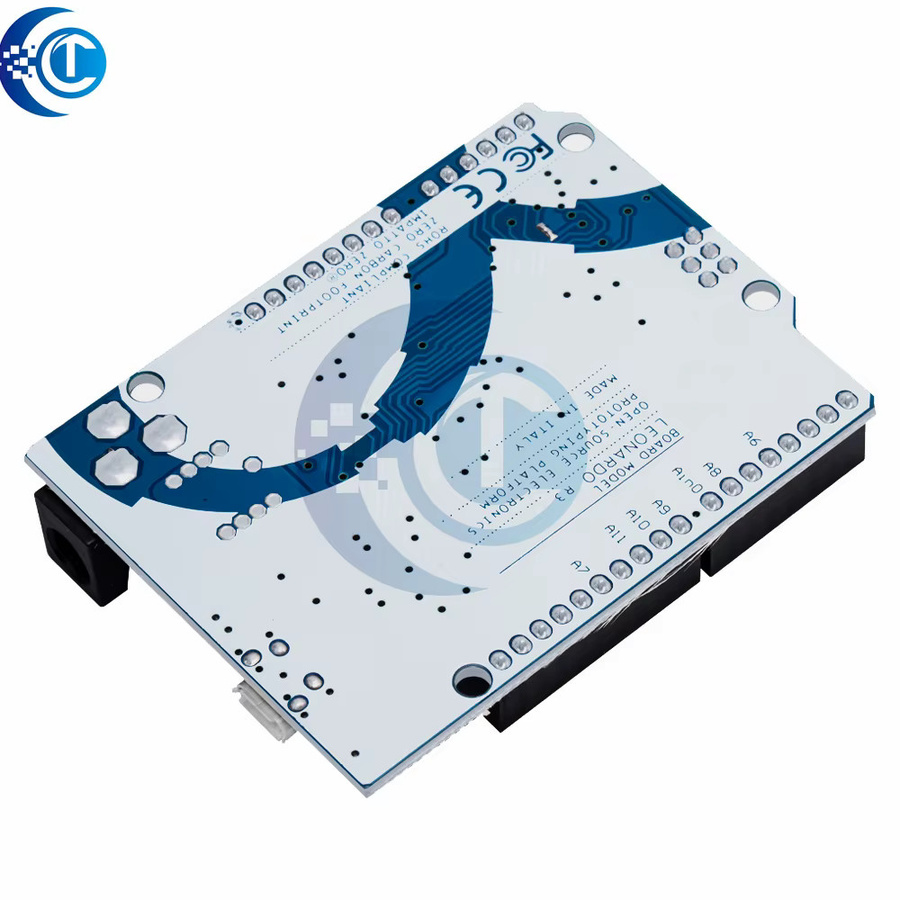 Leonardo R3 Mikrocontroller ATmega32U4 Entwicklungsboard mit USB-C Kabel für Arduino DIY Starter Kits in Blau - Bild 2