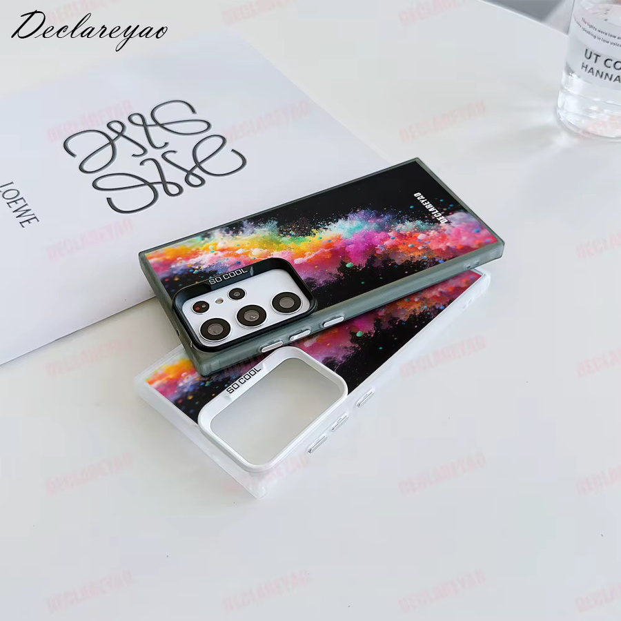 Personalisierte DIY Handyhülle für Samsung Galaxy Note 20 5G S20 FE S21 S22 S23 S24 S25 Ultra in Blau und Mehrfarbig - Bild 2