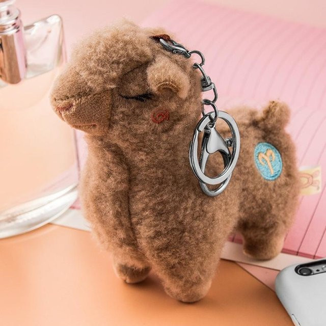 Rd lala Taschenanhänger Alpaka Lama, Plüsch, Unisex - Bild 1