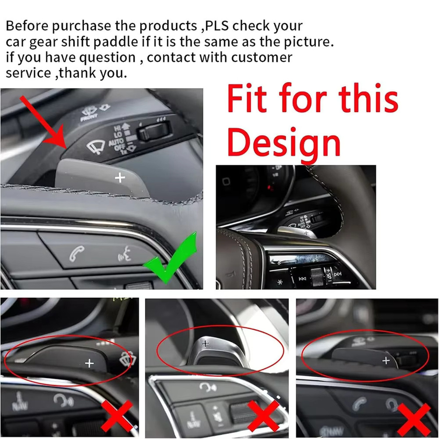 FTMTACC Paddle Shift DSG Verlängerung für Audi A1 A4 A5 S4 S5 Sportback Avant in Blau - Bild 3