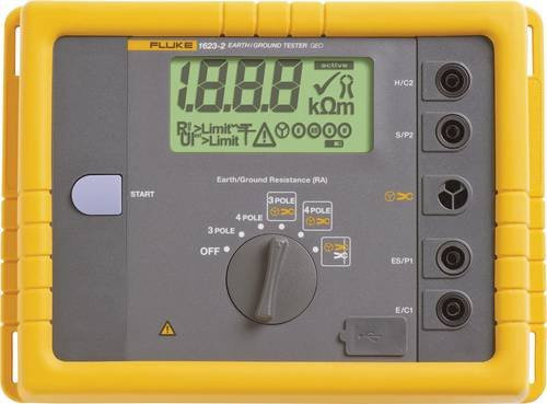 Fluke 1623-2 Erdungsmessgerät in Gelb - Bild 1